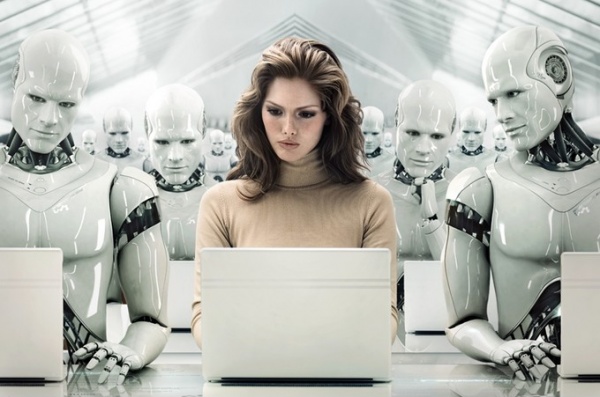 Robots au travail: le bureau du futur sera un open space rempli de robots et avatars