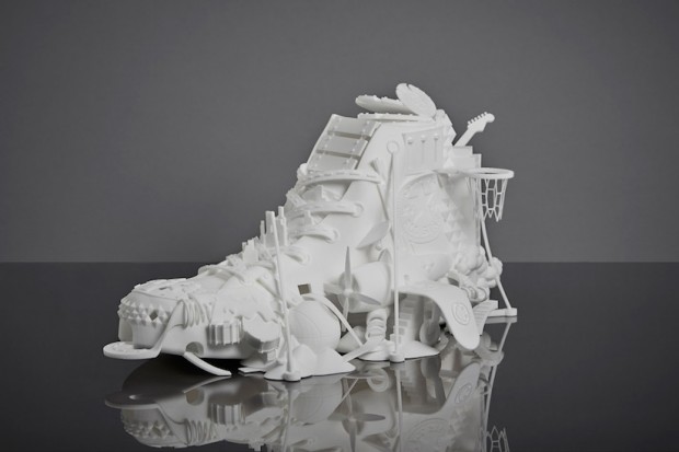 Sculpture 3D Converse par Damilola Odusote